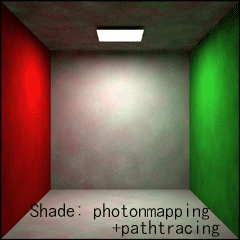 【Shade: photonmapping+pathtracing】
