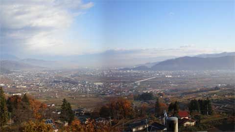 【写真: 姨捨の眺め】